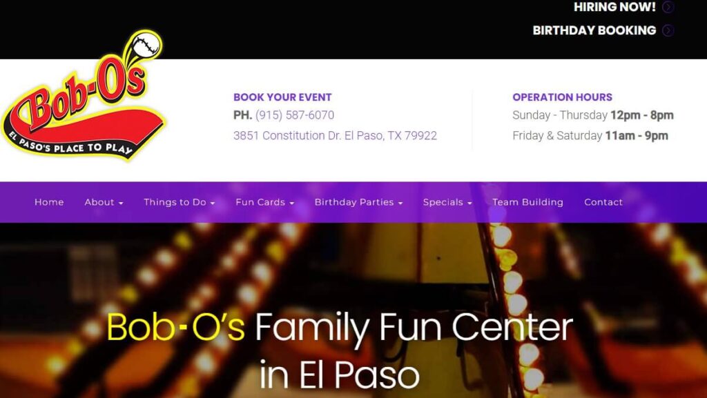 family fun center el paso